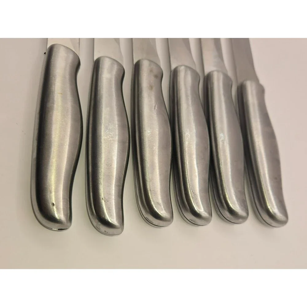 Philippe Richard Stainless Steel Serrated Steak Knife Set of 6